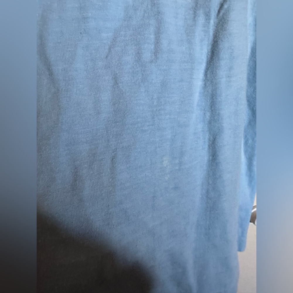 70s UCLA 3/4 Sleeve Cotton Jersey T-Shirt Artex Sz M Single Stitch Blue - Picture 4 of 8